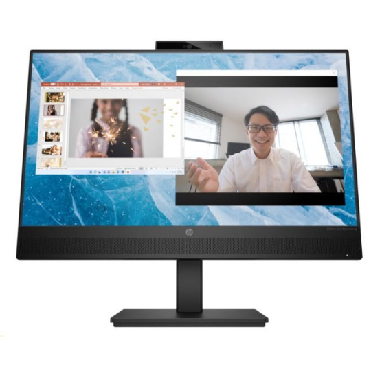 HP LCD M24m Conferencing Monitor 23,8",1920x1080,IPS w/LED,300,1000:1, 5ms,DP 1.2,HDMI 1.4, 2xUSB,USB-C 65W,webcam, 2x2W