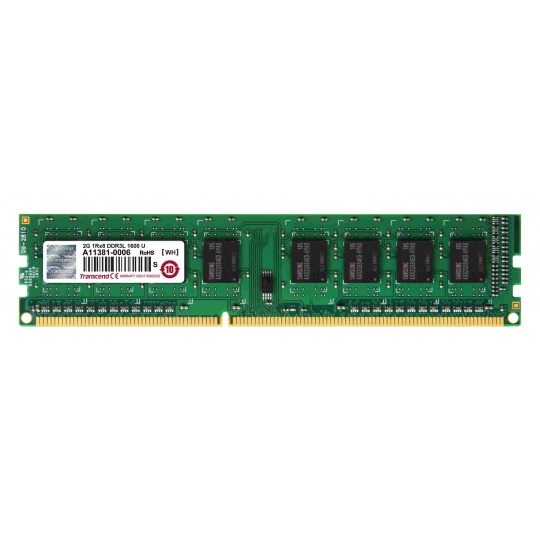 TRANSCEND DIMM DDR3L 2GB 1600MHz 1Rx8 CL11
