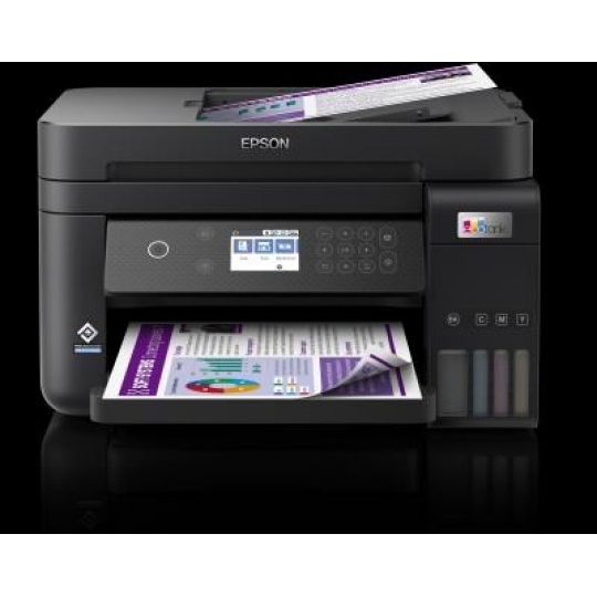 EPSON tiskárna ink EcoTank L6270, 3v1, A4, 1200x4800dpi, 33ppm, USB, Wi-Fi, LAN