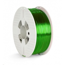 VERBATIM 3D Printer Filament PET-G 1.75mm, 327m, 1kg green transparent