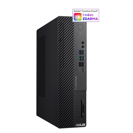ASUS PC Desktop ExpertCenter D7 SFF (D700SEES-313100053X), i3-13100, 9L, 16GB, 512GB SSD, UHD 730, W11 Pro, Black