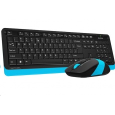 A4tech FG1010 FSTYLER set bezdr. klávesnice + myši, modrá barva