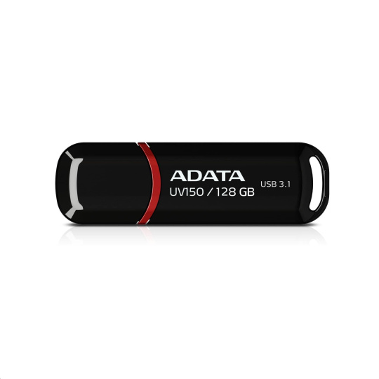 ADATA Flash Disk 256GB UV150, USB 3.1 Dash Drive (R:90/W:20 MB/s) černá