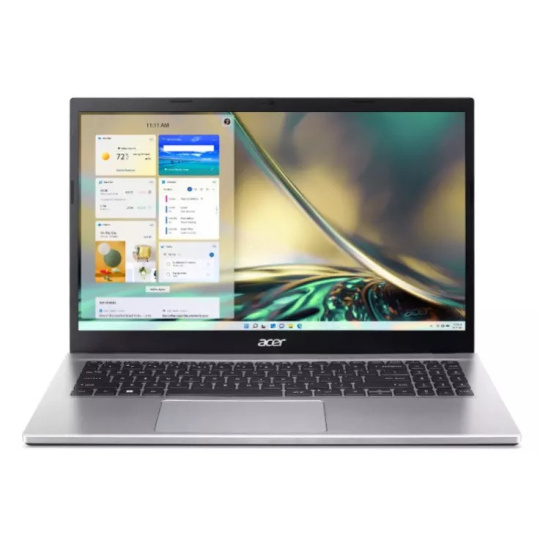 Rozbaleno - ACER NTB Aspire 3 (A315-59-34ME)-Core i3-1215U,15.6",8 GB DDR4,512GB PCIe NVMe SSD,UHD,W11H,Stříbrná