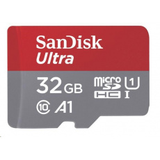 SanDisk MicroSDXC karta 128GB Ultra (120MB/s, A1 Class 10 UHS-I ) + adaptér