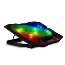 EVOLVEO Ania 5RGB, chladicí podložka pro notebook, 5x ventilátor, RGB podsvícení EVOLVEO Ania 5RGB, chladicí podložka pro notebook, 5x ventilátor, RGB podsvícení