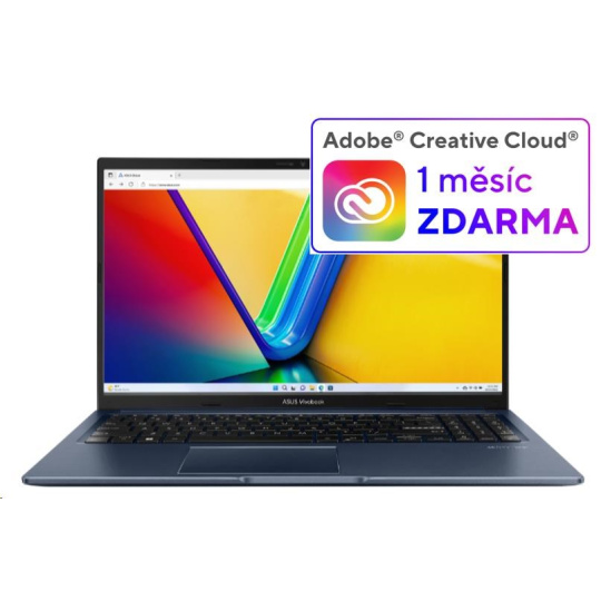 ASUS NTB Vivobook 15 (M1502YA-NJ589W), R7-5825U, 15.6" 1920 x 1080, 8GB, 512GB SSD, Radeon, W11 Home, Blue