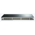 D-Link DGS-1510-52X 52-Port Gigabit Stackable Smart Managed Switch, 48x gigabit RJ45, 4x 10G SFP+