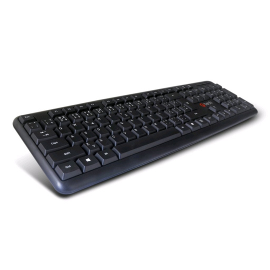 BAZAR - C-TECH klávesnice KB-102 USB, slim, black, CZ/SK "POŠKOZENÝ OBAL"