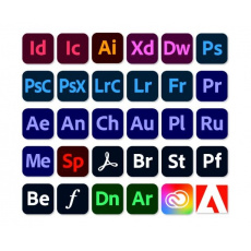 Adobe Creative Cloud for teams All Apps MP ENG GOV NEW 1 User, 1 Month, Level 2, 10 - 49 Lic