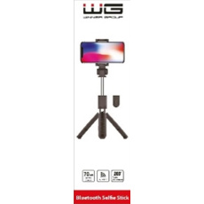 Teleskopická tyč pro selfie foto s bluetooth ovladačem WG 8/black - poskozen obal Teleskopická tyč pro selfie foto s bluetooth ovladačem WG 8/black - poskozen obal