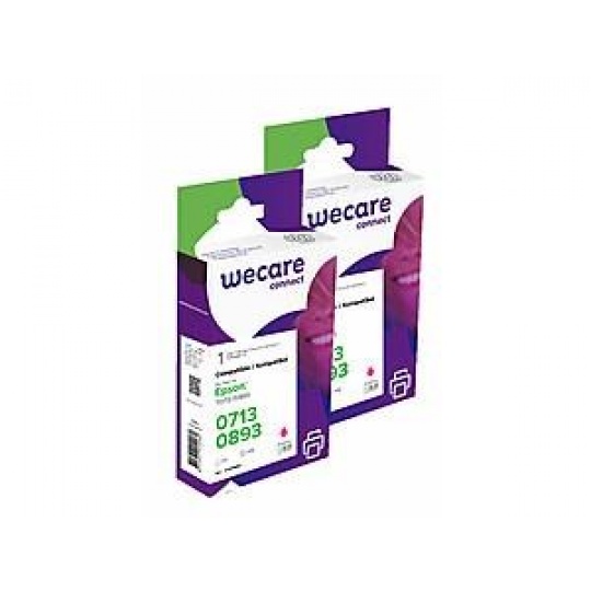 WECARE Armor cartridge pro EPSON Stylus D78/ DX4000 (T071340), sada červená, 2x9ml