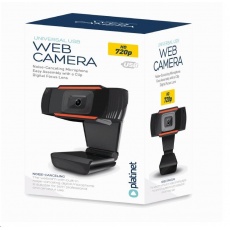 PLATINET web kamera 720P, vestavěný digitální mikrofon, USB PLATINET web kamera 720P, vestavěný digitální mikrofon, USB