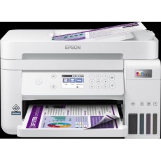 EPSON tiskárna ink EcoTank L6276, 3v1, A4, 1200x4800dpi, 33ppm, USB, Wi-Fi, LAN, bílá