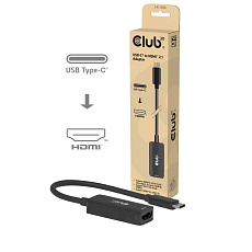 Club3D Adaptér USB-C na HDMI 2.1, 8K60Hz Club3D Adaptér USB-C na HDMI 2.1, 8K60Hz
