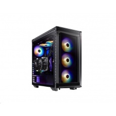 ADATA XPG case BATTLECRUISER Mid-Tower, bez zdroje, 4x 120mm ARGB Fan, Bílá