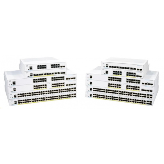 Cisco switch CBS250-8PP-D (8xGbE,8xPoE+,45W,fanless)