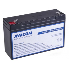 AVACOM Náhradní baterie (olověný akumulátor) 6V 12Ah do vozítka Peg Pérego F1 AVACOM Náhradní baterie (olověný akumulátor) 6V 12Ah do vozítka Peg Pérego F1