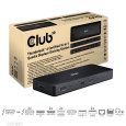 Club3D Dokovací stanice 16v1 Quadra (4) ThunderBolt 4, 2xTB, 3xDP, 2xHDMI, 3xUSB, RJ45, SD-TF Karta, 1xUSB-C, 150W PD