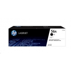 HP 56A Black LaserJet Toner Cartridge (7,400 pages)