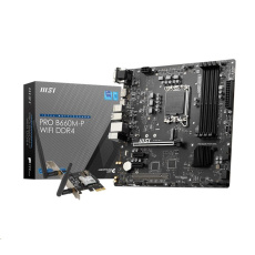 BAZAR - MSI MB Sc LGA1700 PRO B660M-P WIFI DDR4, Intel B660, 4xDDR4, 1xDP, 1xHDMI, 1xVGA, WI-FI. mATX - Po opravě (Bez p BAZAR - MSI MB Sc LGA1700 PRO B660M-P WIFI DDR4, Intel B660, 4xDDR4, 1xDP, 1xHDMI, 1xVGA, WI-FI. mATX - Po opravě (Bez p