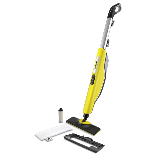 Karcher SC 3 Upright parní mop, 1600 W, eliminuje až 99,999 % virů a 99,99 % běžných domácích bakterií, bílá