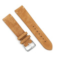 RhinoTech univerzální řemínek Genuine Suede Leather Quick Release 22mm hnědý