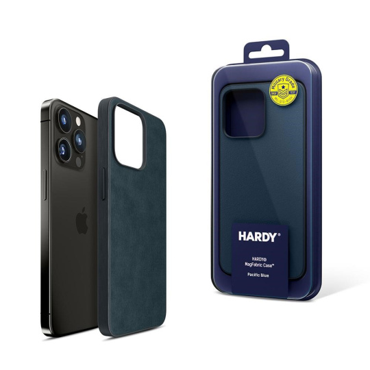 3mk HARDY MagFabric Case pro Apple iPhone 15 Pro Max, Pacific