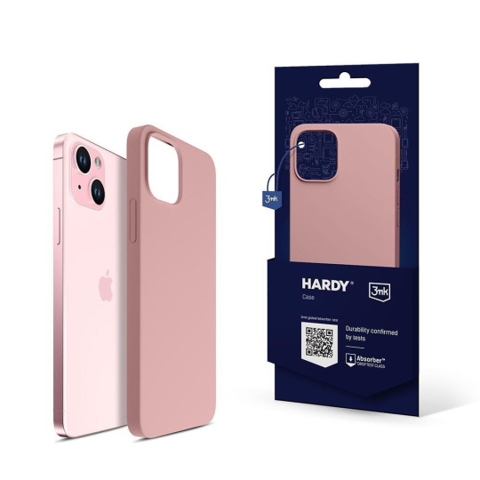 3mk Hardy Silicone MagCase pro Apple iPhone 15 Plus, Pink