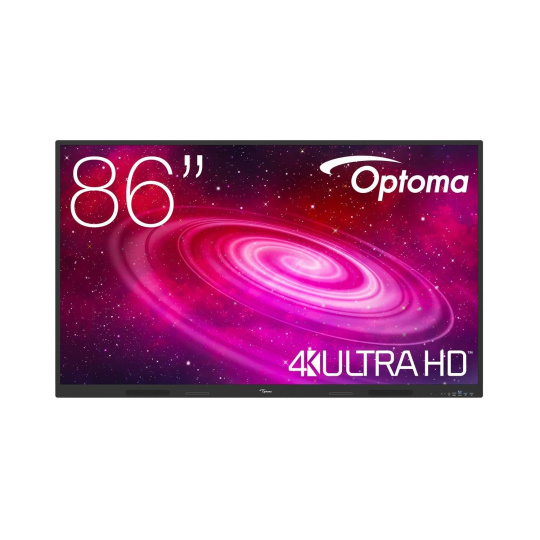 Optoma 1861RK IFPD 86" - interaktivní dotykový, 4K UHD, multidotyk 40prstu, Android 14,  8GB RAM / 64GB ROM