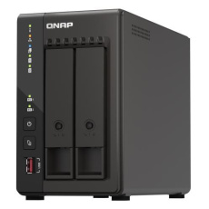 QNAP TS-253E-8G 2-bay desktop NAS, 4-core Intel, 8GB DDR4, 2xSATA, 2xM.2, 2x 2.5GbE, 2xHDMI, 4xUSB