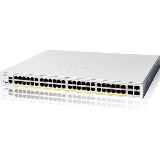 Cisco Catalyst switch C1200-48P-4G (48xGbE,4xSFP,48xPoE+,375W)