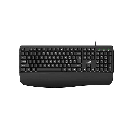 GENIUS Klávesnice KB-123, membránová, USB, CZ+SK layout, Copilot klávesa, Předložka, černá