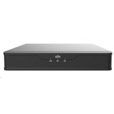 Uniview NVR, 4 kanály, 4xPoE(max.54W), H.265,1x HDD(max.6TB), propustnost 64/48Mbps, HDMI, VGA, 2x USB 2.0, audio, ONVIF