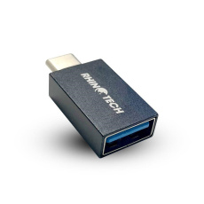 RhinoTech redukce USB-C (M) na USB-A (F), OTG, černá