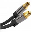 PremiumCord Kabel Toslink M/M, 6mm, 0,5m, černá