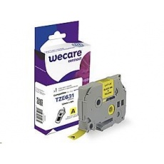 WECARE ARMOR páska pro BROTHER TZE-631(TZE631), černá/žlutá, 12mm x 8m WECARE ARMOR páska pro BROTHER TZE-631(TZE631), černá/žlutá, 12mm x 8m