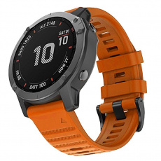 RhinoTech řemínek pro Garmin QuickFit silikonový outdoor 26mm oranžový RhinoTech řemínek pro Garmin QuickFit silikonový outdoor 26mm oranžový