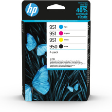 HP 950 Black/951 CMY Original Ink Cartridge 4-Pack (1,000 / 700 / 700 / 700 pages)