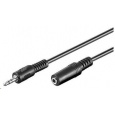 PREMIUMCORD Kabel audio 3,5mm Jack - Jack prodlužovací  10m (M/F, stereo)