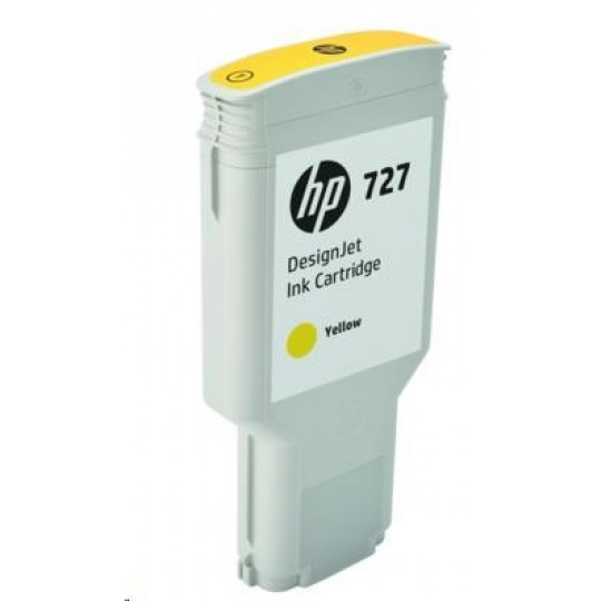 HP 727 300-ml Yellow DesignJet Ink Cartridge