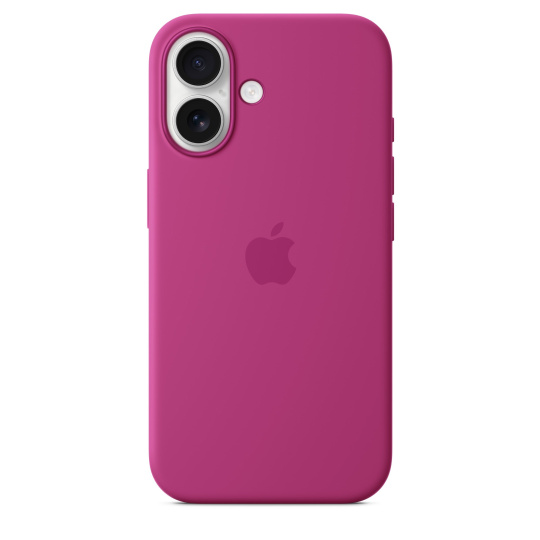 APPLE iPhone 16 Silicone Case with MagSafe - Fuchsia APPLE iPhone 16 Silicone Case with MagSafe - Fuchsia