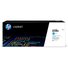 HP 658A Cyan LaserJet Toner Cartridge (6,000 pages)