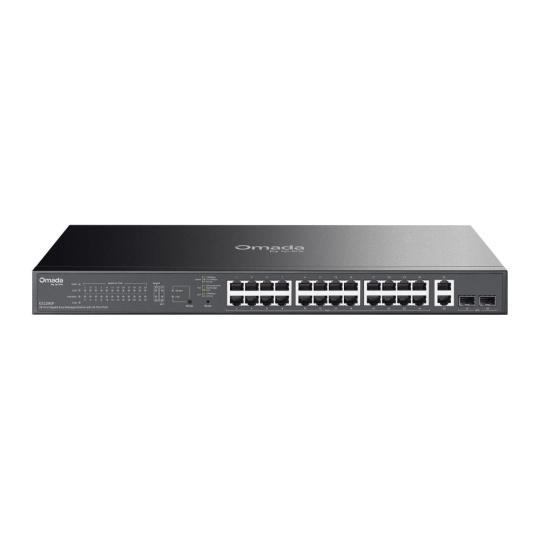 TP-Link OMADA switch ES228GP (26xGbE,2xSFP,24xPoE+,250W) TP-Link OMADA switch ES228GP (26xGbE,2xSFP,24xPoE+,250W)