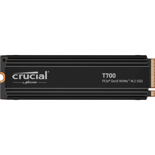 CRUCIAL SSD 4TB T700, M.2 2280, PCIe Gen5x4, R:12400/W:11800MB/s, Heatsink