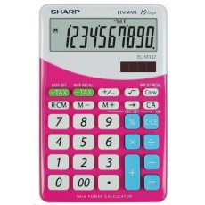 SHARP kalkulačka - EL-M332BPK - růžová SHARP kalkulačka - EL-M332BPK - růžová