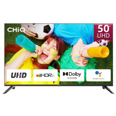 CHiQ U50G7LX TV 50", UHD, smart, Android 11, Dolby Vision, Frameless