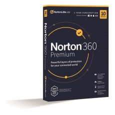 NORTON 360 PREMIUM 75GB +VPN 1 uživatel pro 10 zařízení na 1 rok ESD