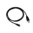 C-TECH kabel USB 2.0 AM/Micro, 0,5m, černý