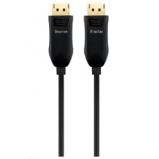 PREMIUMCORD Optický DisplayPort 1.4 přípojný kabel M/M, zlacené konekt. 20m PREMIUMCORD Optický DisplayPort 1.4 přípojný kabel M/M, zlacené konekt. 20m
